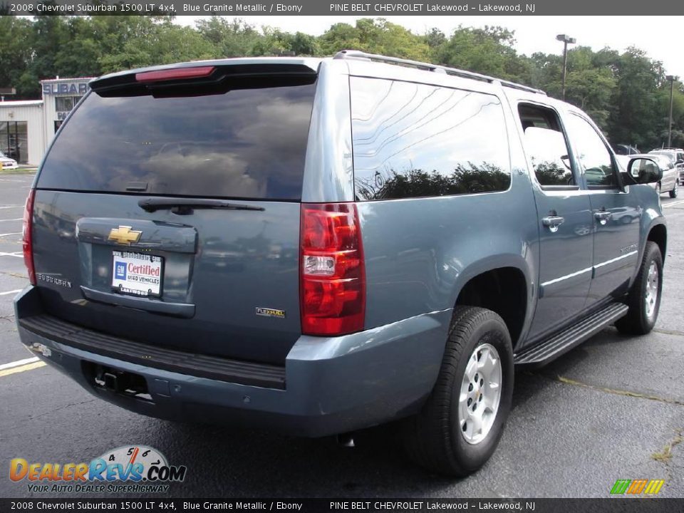 2008 Chevrolet Suburban 1500 LT 4x4 Blue Granite Metallic / Ebony Photo #4