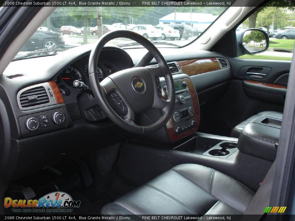 2008 Chevrolet Suburban 1500 LT 4x4 Blue Granite Metallic / Ebony Photo #9