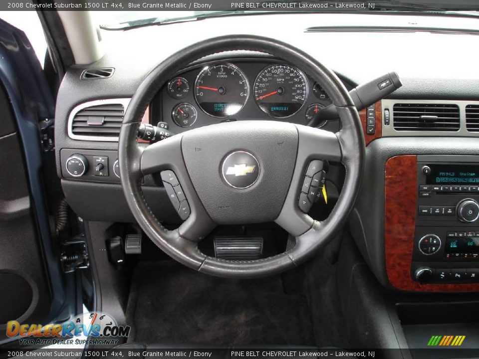2008 Chevrolet Suburban 1500 LT 4x4 Blue Granite Metallic / Ebony Photo #11