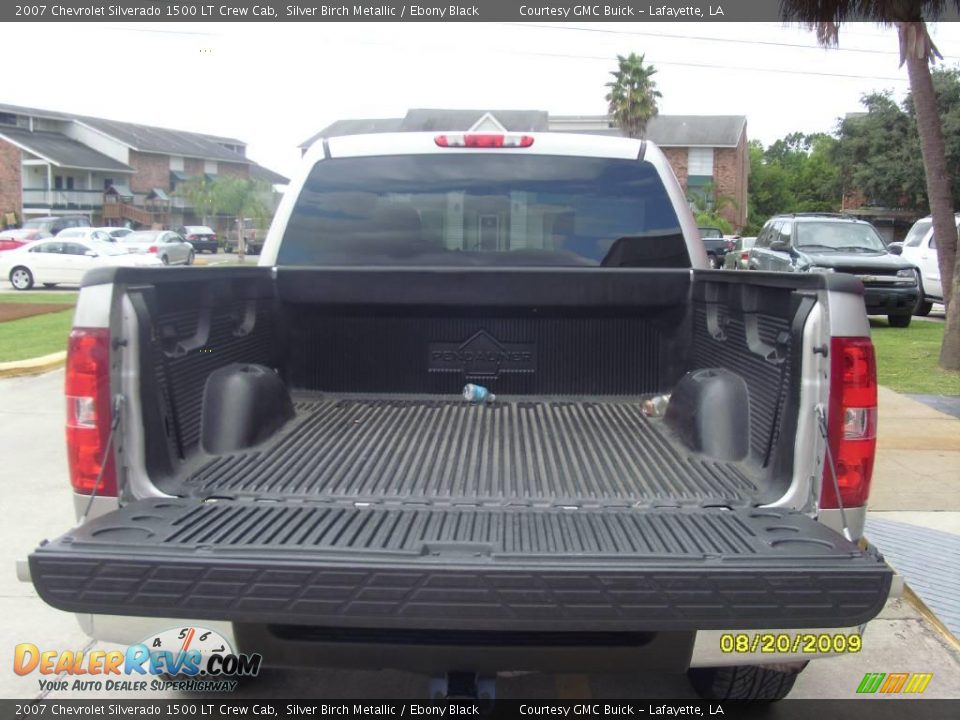 2007 Chevrolet Silverado 1500 LT Crew Cab Silver Birch Metallic / Ebony Black Photo #3