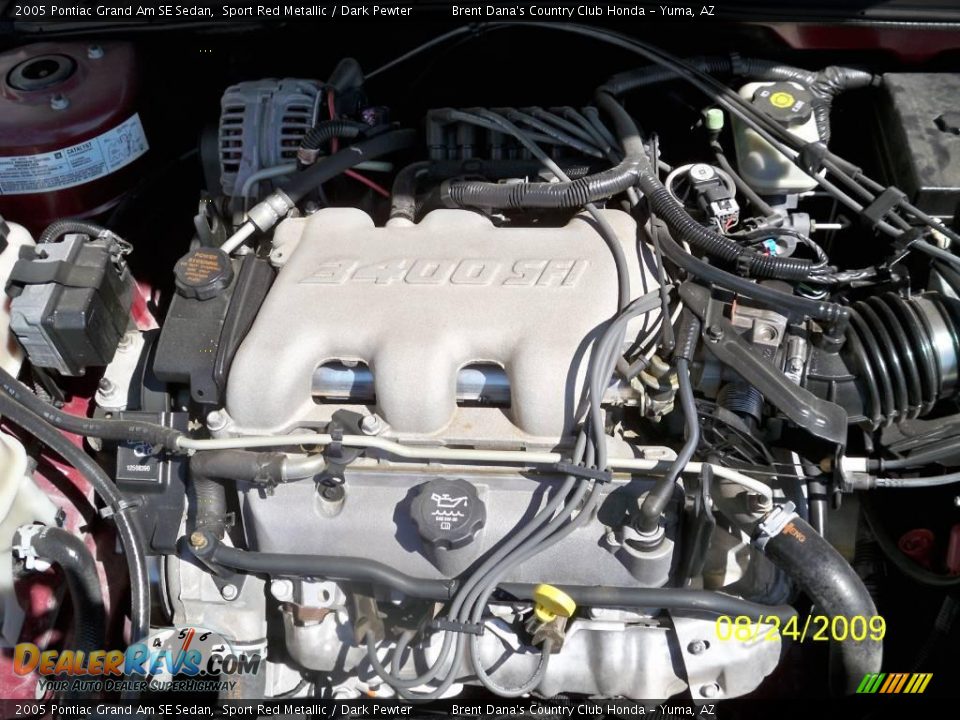 2005 Pontiac Grand Am SE Sedan Sport Red Metallic / Dark Pewter Photo #14