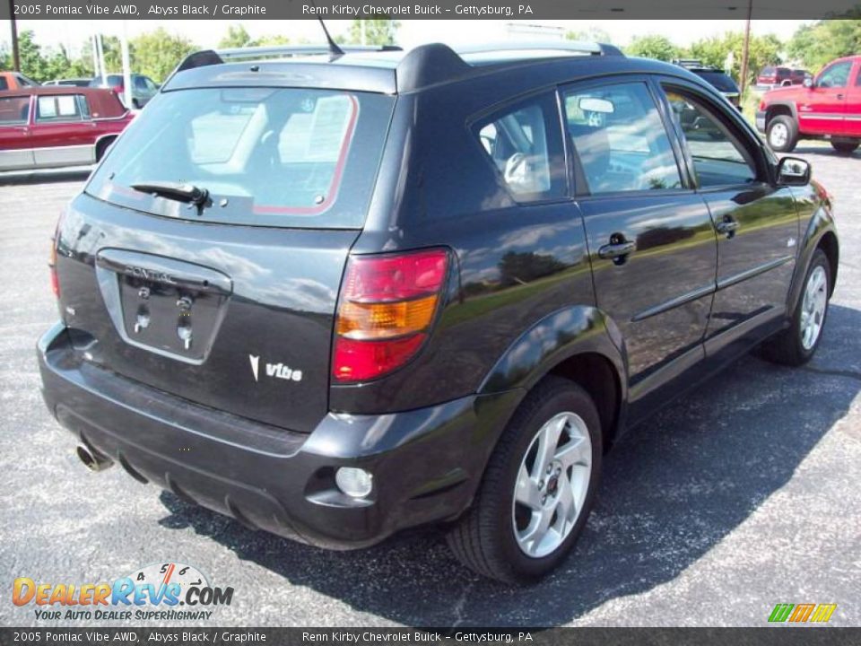 2005 Pontiac Vibe AWD Abyss Black / Graphite Photo #3