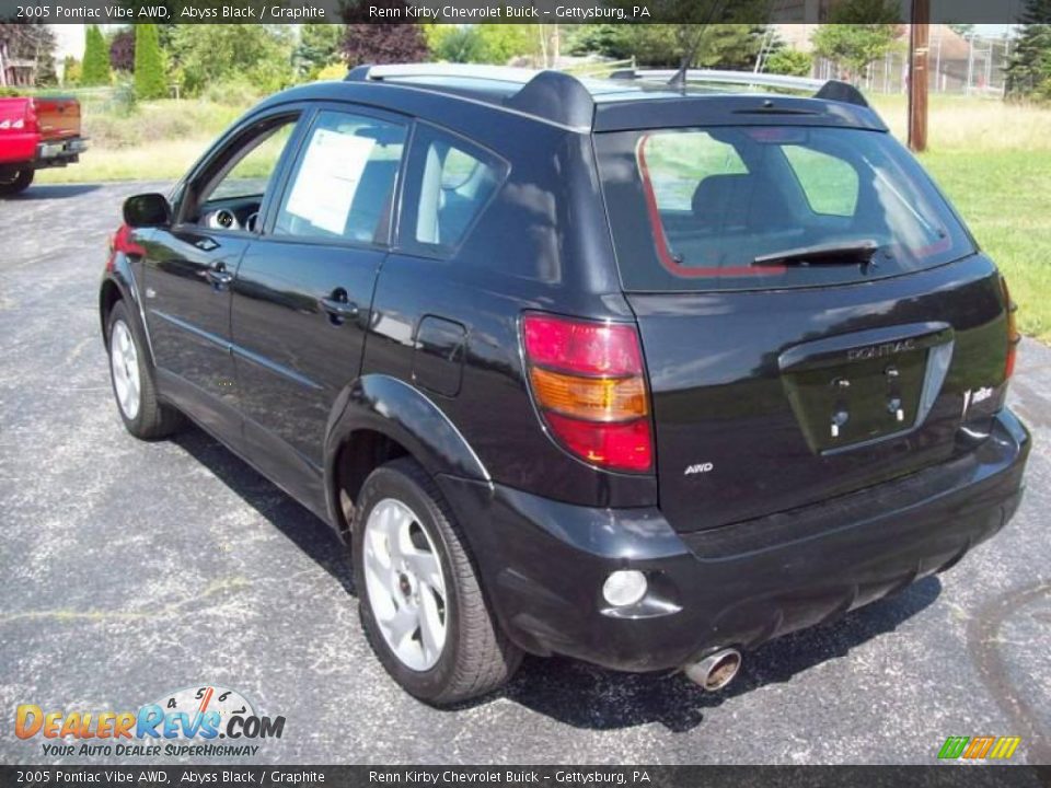 2005 Pontiac Vibe AWD Abyss Black / Graphite Photo #4