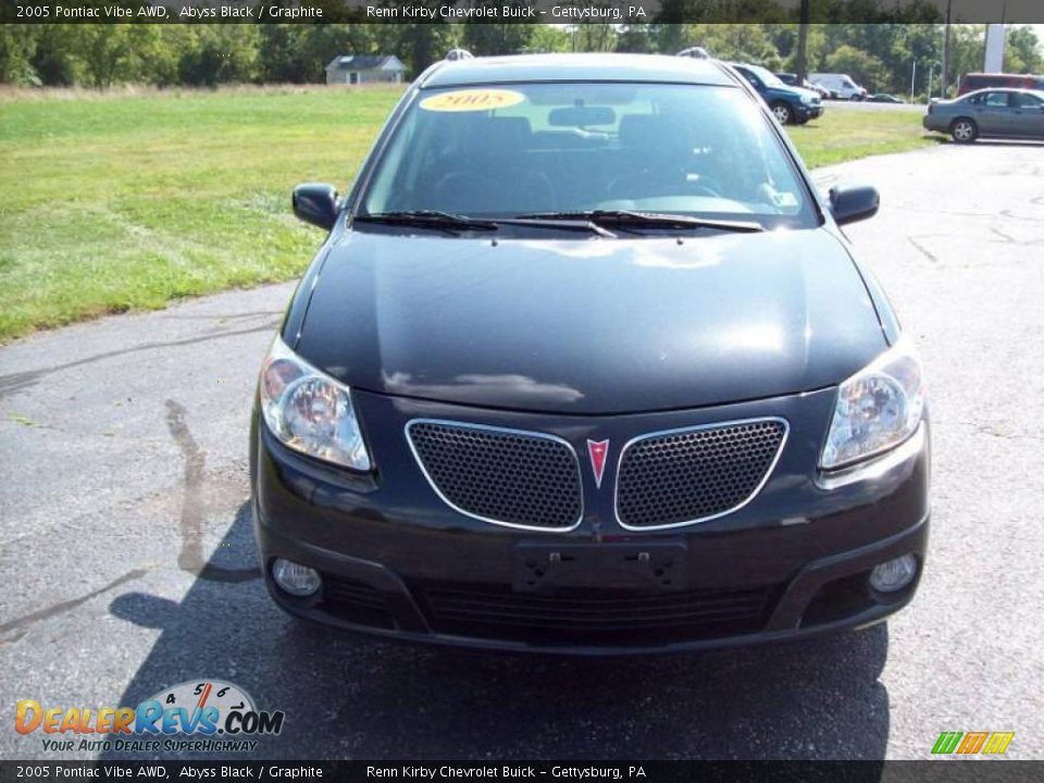 2005 Pontiac Vibe AWD Abyss Black / Graphite Photo #9
