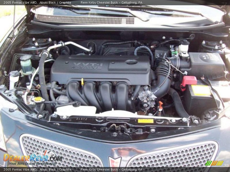 2005 Pontiac Vibe AWD Abyss Black / Graphite Photo #10
