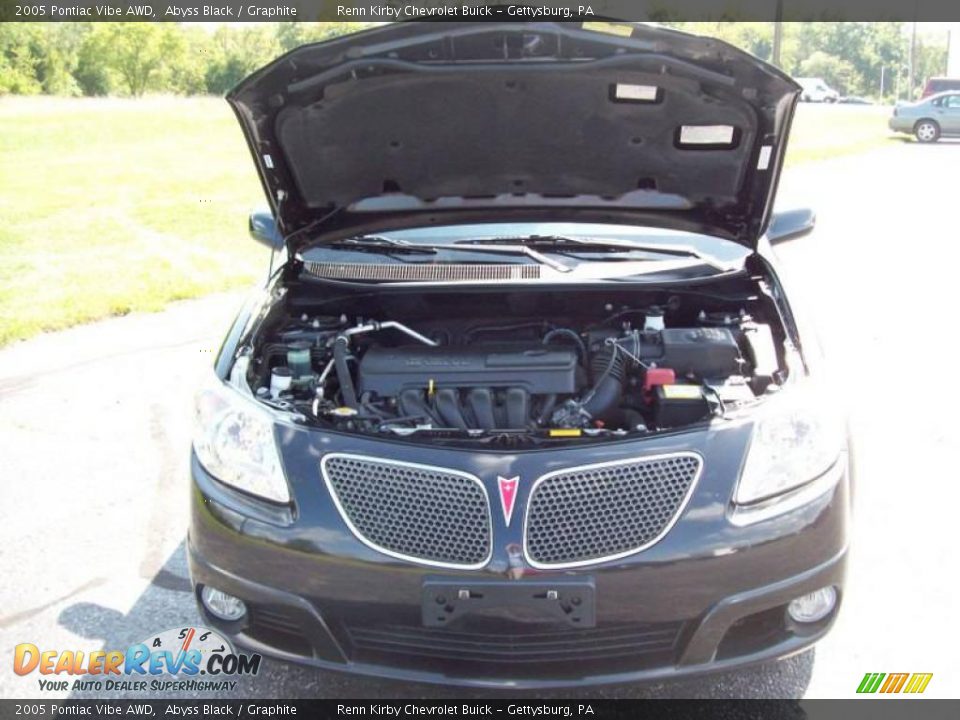 2005 Pontiac Vibe AWD Abyss Black / Graphite Photo #11