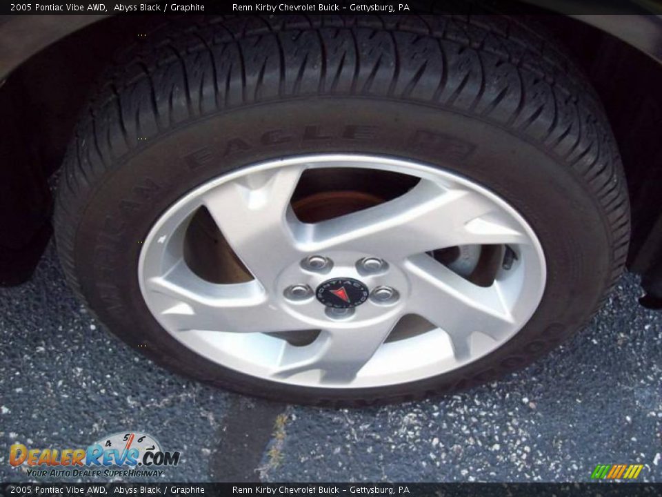 2005 Pontiac Vibe AWD Abyss Black / Graphite Photo #13