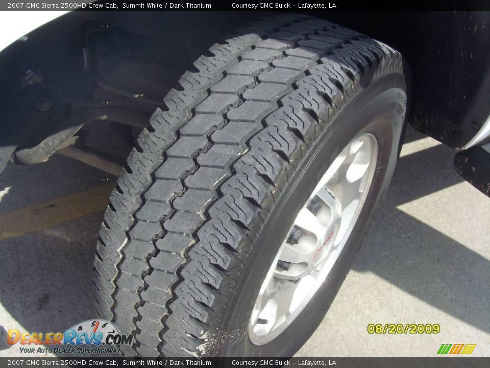 2007 GMC Sierra 2500HD Crew Cab Summit White / Dark Titanium Photo #18