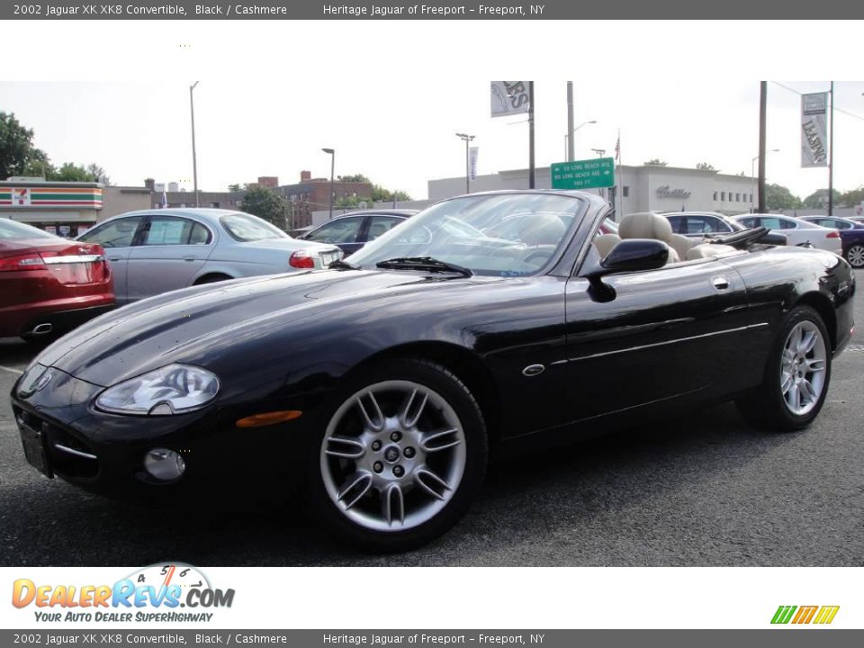 2002 Jaguar XK XK8 Convertible Black / Cashmere Photo #1