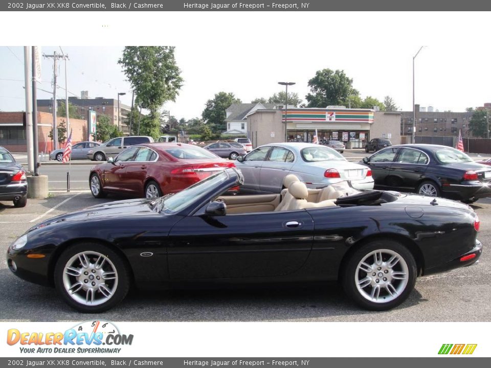 2002 Jaguar XK XK8 Convertible Black / Cashmere Photo #3