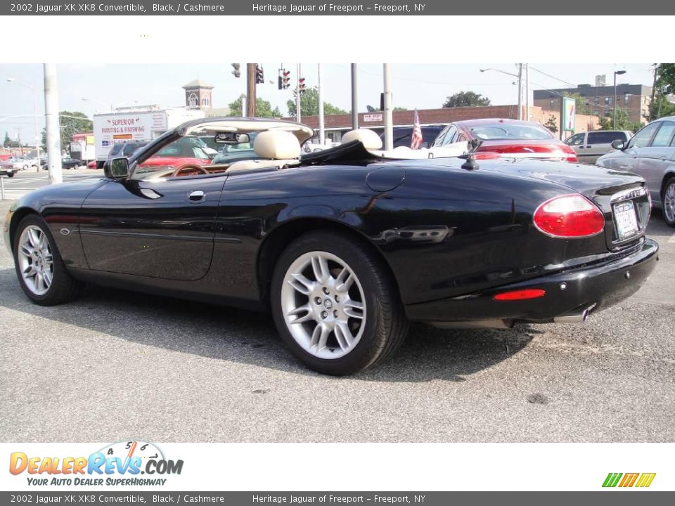 2002 Jaguar XK XK8 Convertible Black / Cashmere Photo #4
