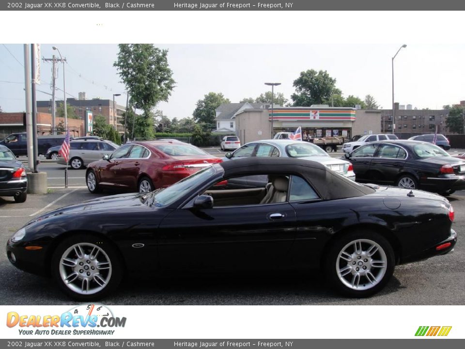 2002 Jaguar XK XK8 Convertible Black / Cashmere Photo #5