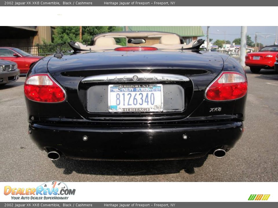 2002 Jaguar XK XK8 Convertible Black / Cashmere Photo #6