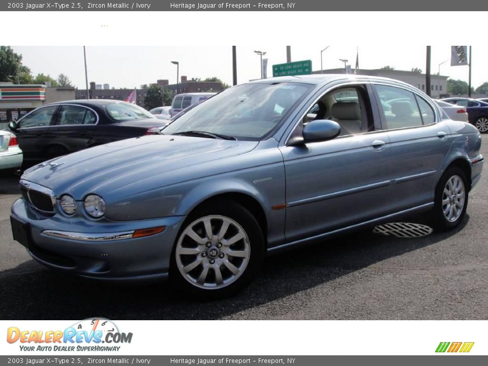 2003 Jaguar X-Type 2.5 Zircon Metallic / Ivory Photo #1