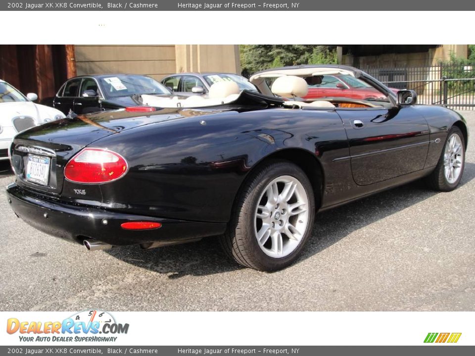 2002 Jaguar XK XK8 Convertible Black / Cashmere Photo #7