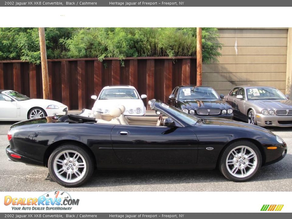 2002 Jaguar XK XK8 Convertible Black / Cashmere Photo #8