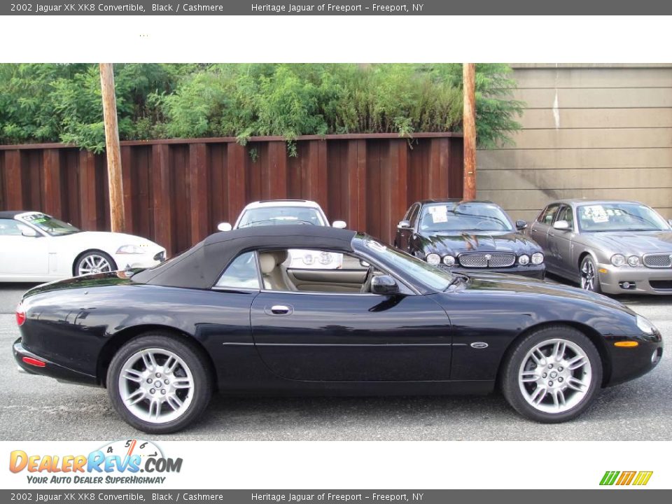 2002 Jaguar XK XK8 Convertible Black / Cashmere Photo #9