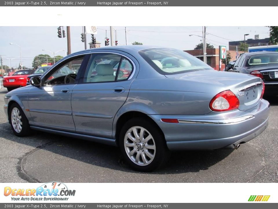 2003 Jaguar X-Type 2.5 Zircon Metallic / Ivory Photo #4