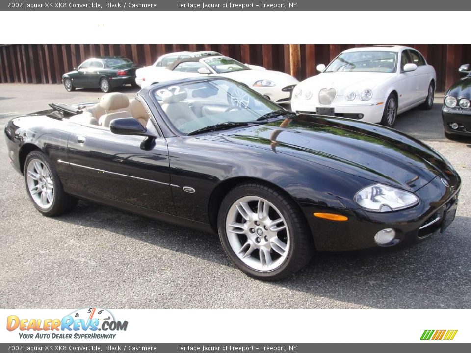 2002 Jaguar XK XK8 Convertible Black / Cashmere Photo #10