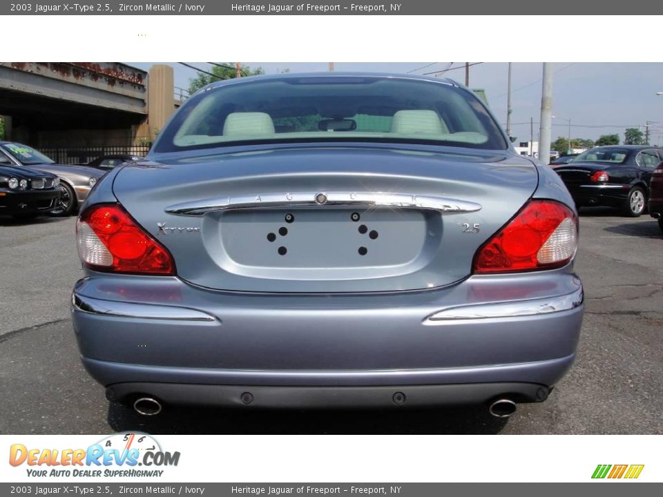 2003 Jaguar X-Type 2.5 Zircon Metallic / Ivory Photo #5