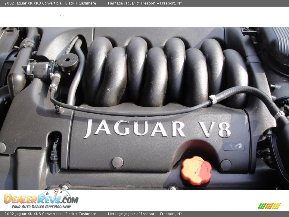 2002 Jaguar XK XK8 Convertible Black / Cashmere Photo #13