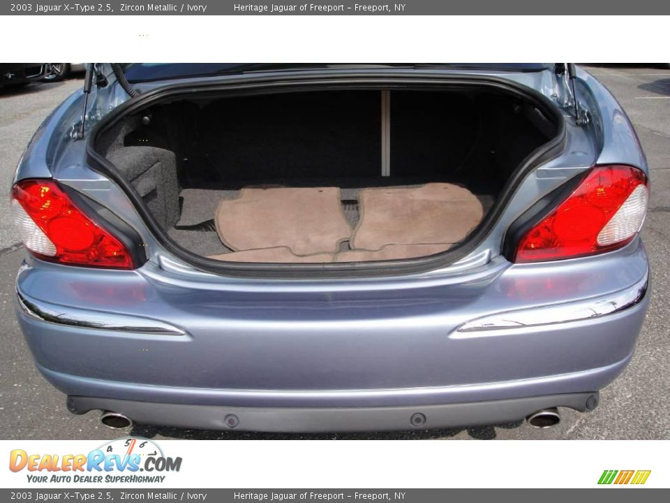 2003 Jaguar X-Type 2.5 Zircon Metallic / Ivory Photo #9