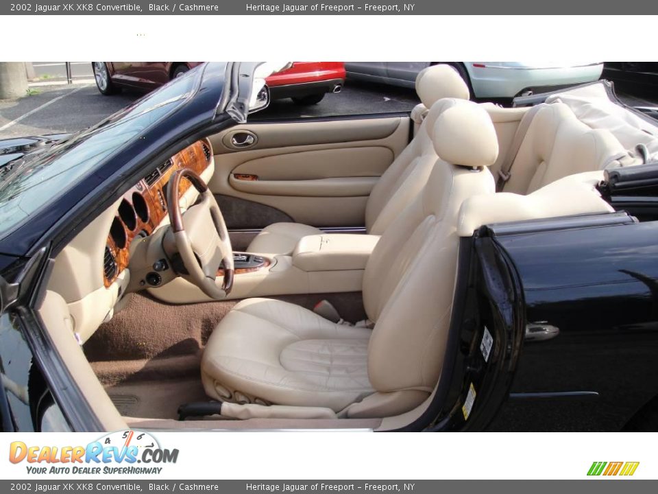 2002 Jaguar XK XK8 Convertible Black / Cashmere Photo #17