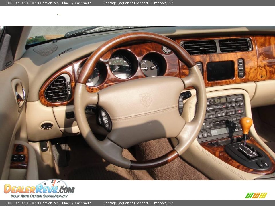 2002 Jaguar XK XK8 Convertible Black / Cashmere Photo #19