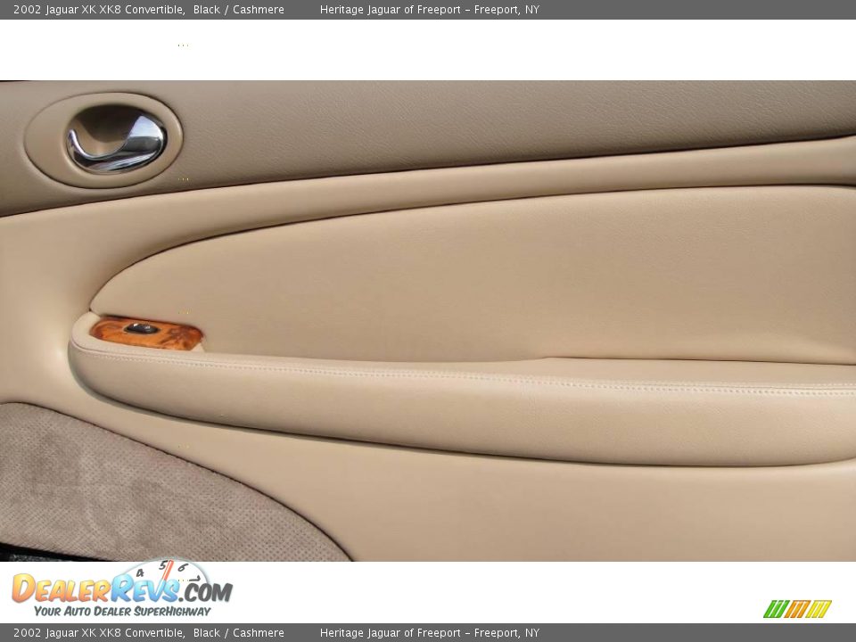 2002 Jaguar XK XK8 Convertible Black / Cashmere Photo #22