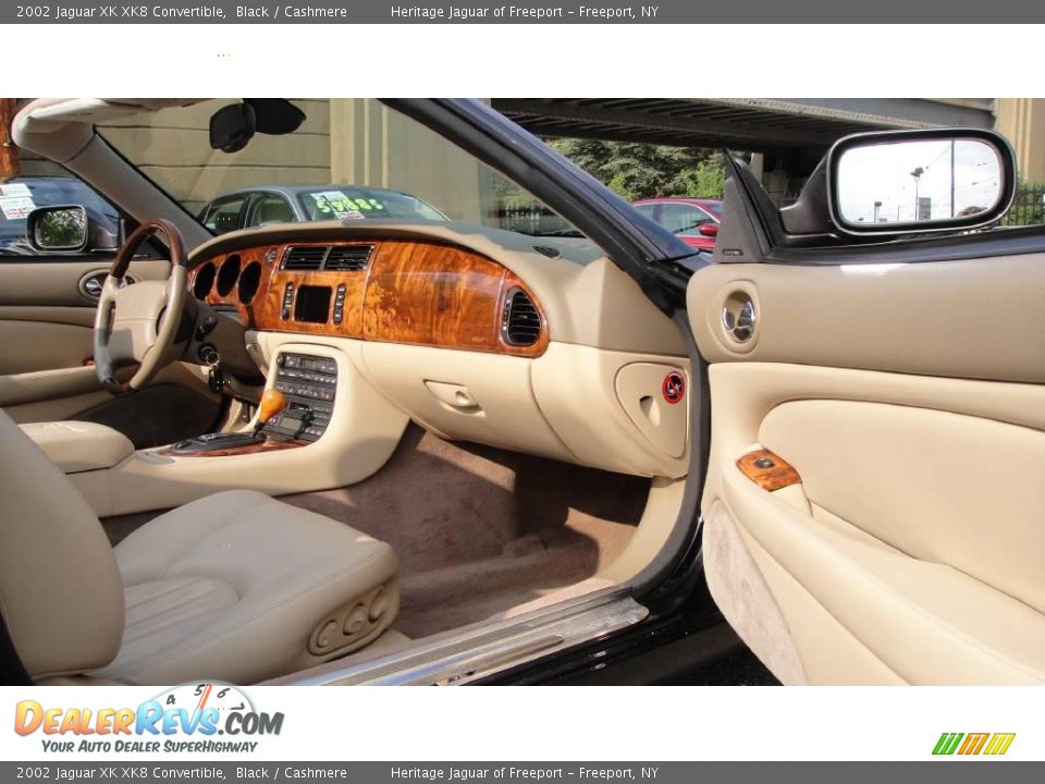2002 Jaguar XK XK8 Convertible Black / Cashmere Photo #25