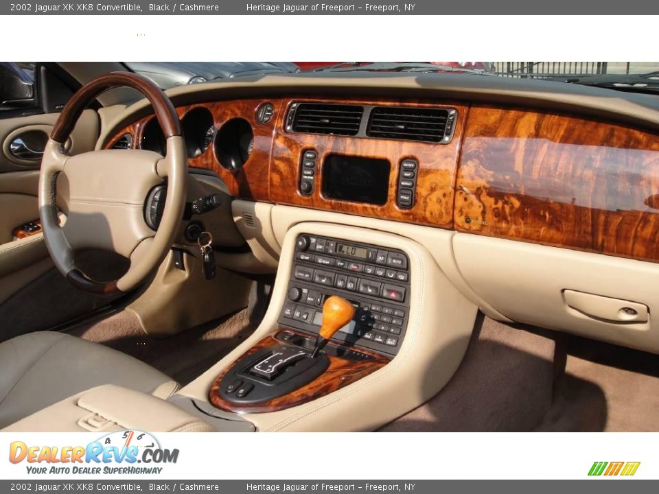 2002 Jaguar XK XK8 Convertible Black / Cashmere Photo #26