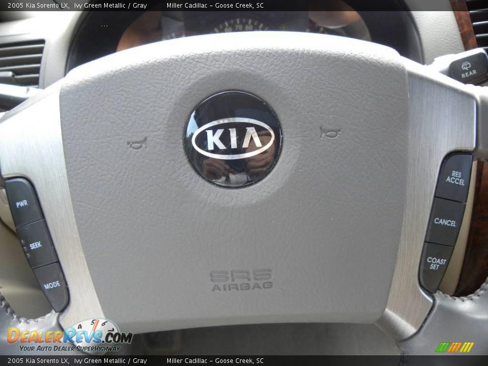 2005 Kia Sorento LX Ivy Green Metallic / Gray Photo #22