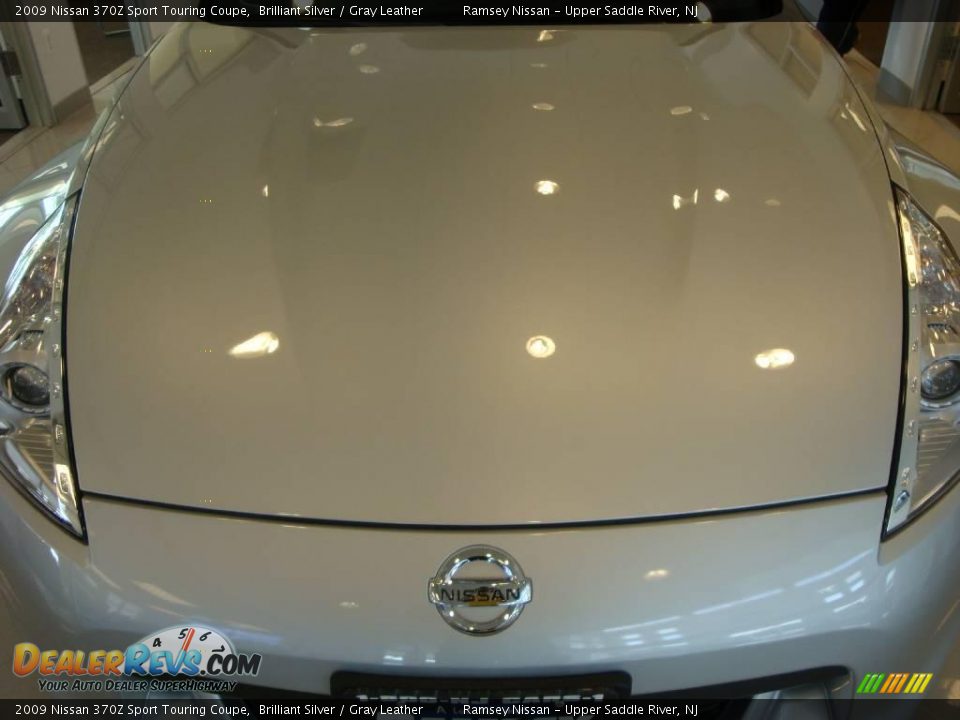 2009 Nissan 370Z Sport Touring Coupe Brilliant Silver / Gray Leather Photo #14