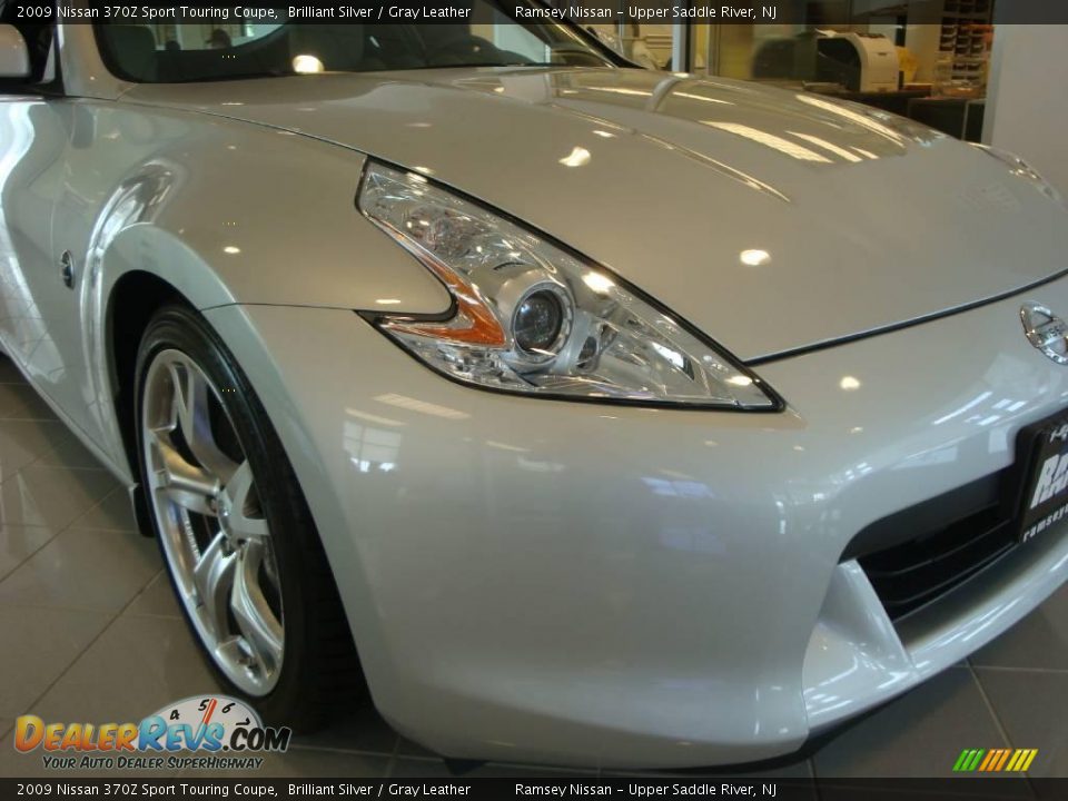 2009 Nissan 370Z Sport Touring Coupe Brilliant Silver / Gray Leather Photo #21