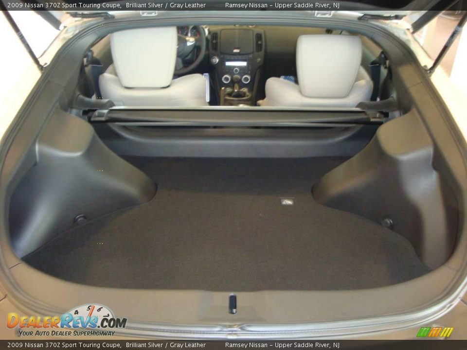 2009 Nissan 370Z Sport Touring Coupe Brilliant Silver / Gray Leather Photo #28