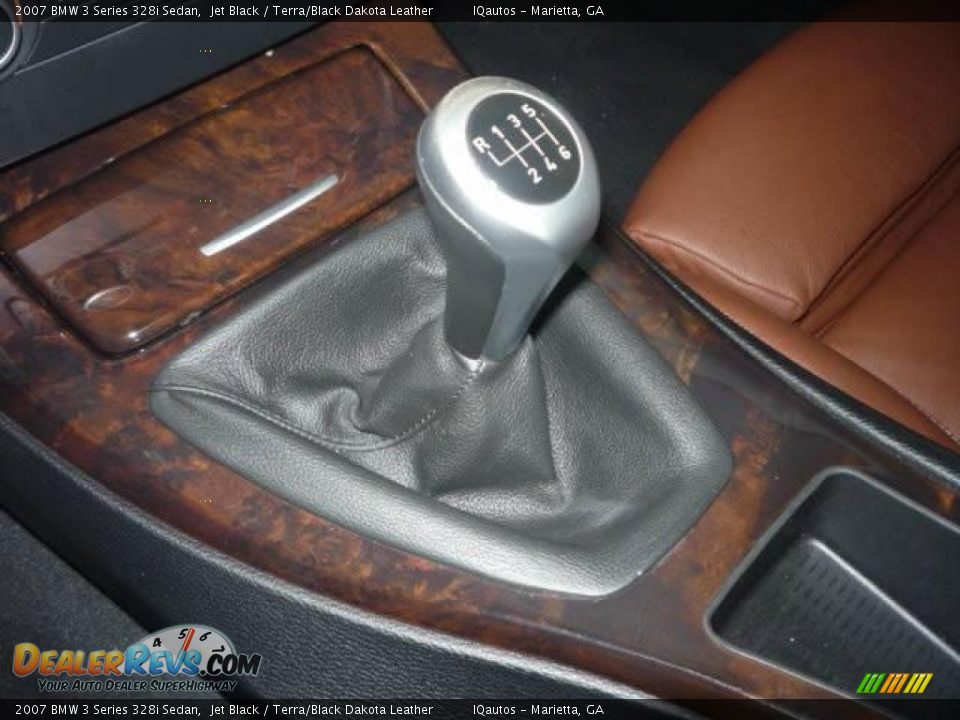 2007 BMW 3 Series 328i Sedan Jet Black / Terra/Black Dakota Leather Photo #10