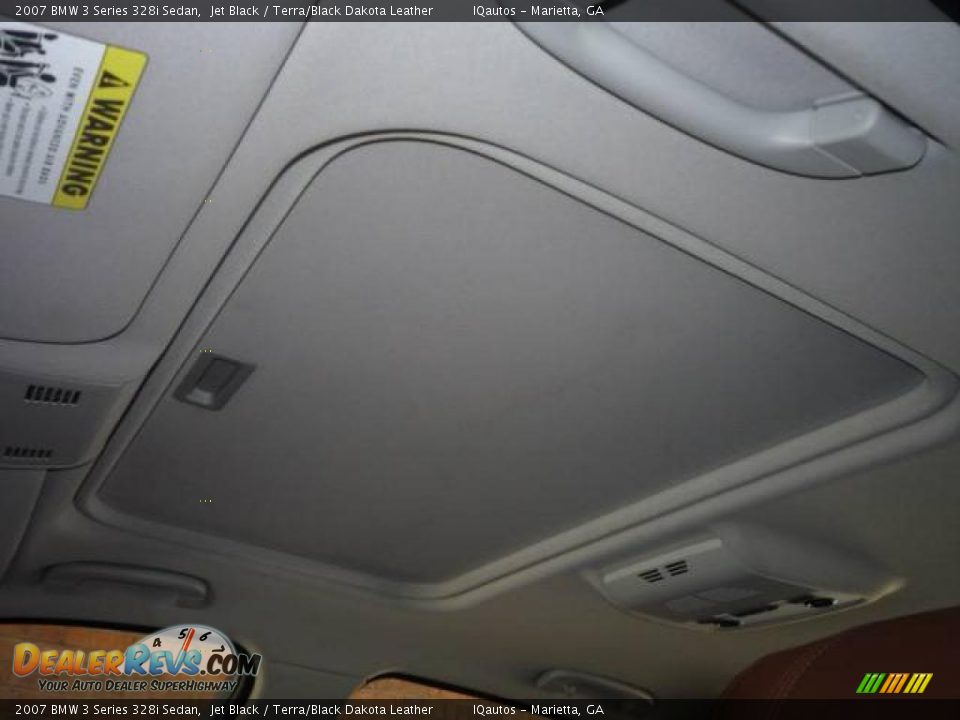 2007 BMW 3 Series 328i Sedan Jet Black / Terra/Black Dakota Leather Photo #18