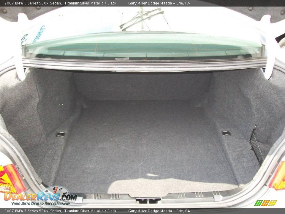 2007 BMW 5 Series 530xi Sedan Titanium Silver Metallic / Black Photo #4