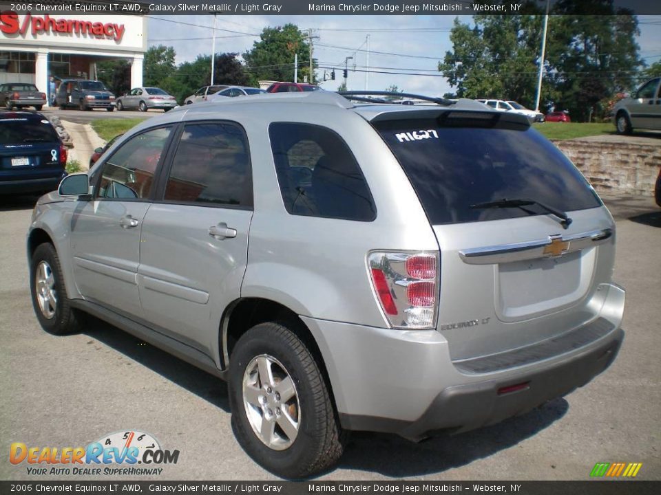 2006 Chevrolet Equinox LT AWD Galaxy Silver Metallic / Light Gray Photo #8