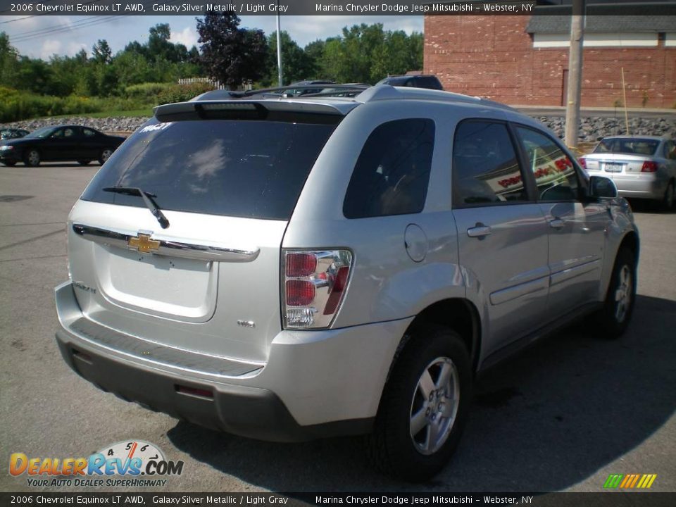 2006 Chevrolet Equinox LT AWD Galaxy Silver Metallic / Light Gray Photo #10