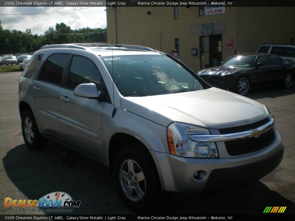 2006 Chevrolet Equinox LT AWD Galaxy Silver Metallic / Light Gray Photo #12