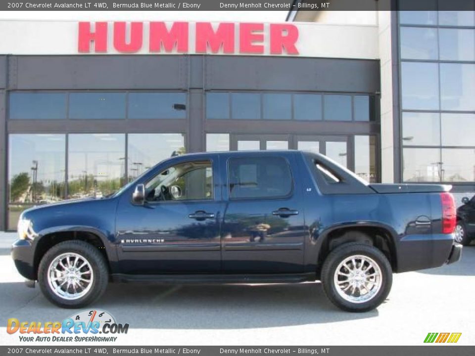 2007 Chevrolet Avalanche LT 4WD Bermuda Blue Metallic / Ebony Photo #1