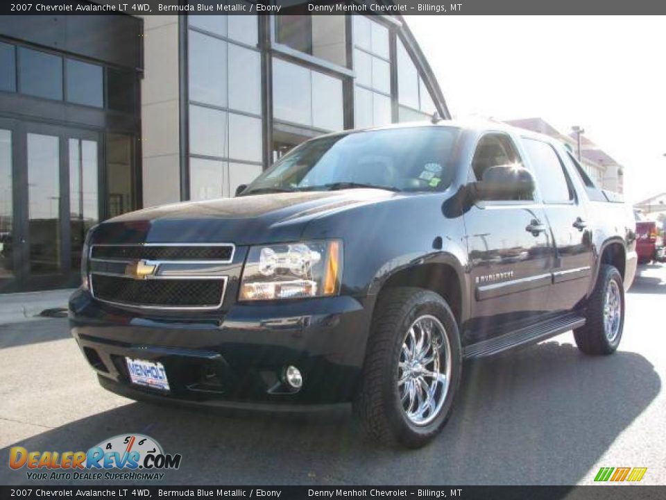 2007 Chevrolet Avalanche LT 4WD Bermuda Blue Metallic / Ebony Photo #2