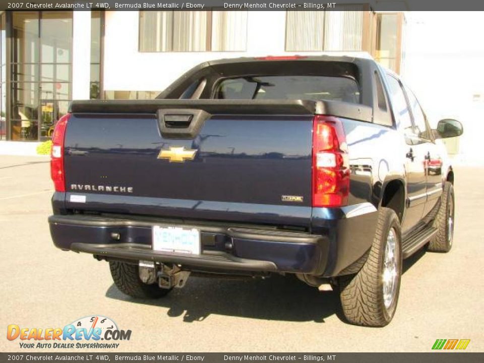 2007 Chevrolet Avalanche LT 4WD Bermuda Blue Metallic / Ebony Photo #5