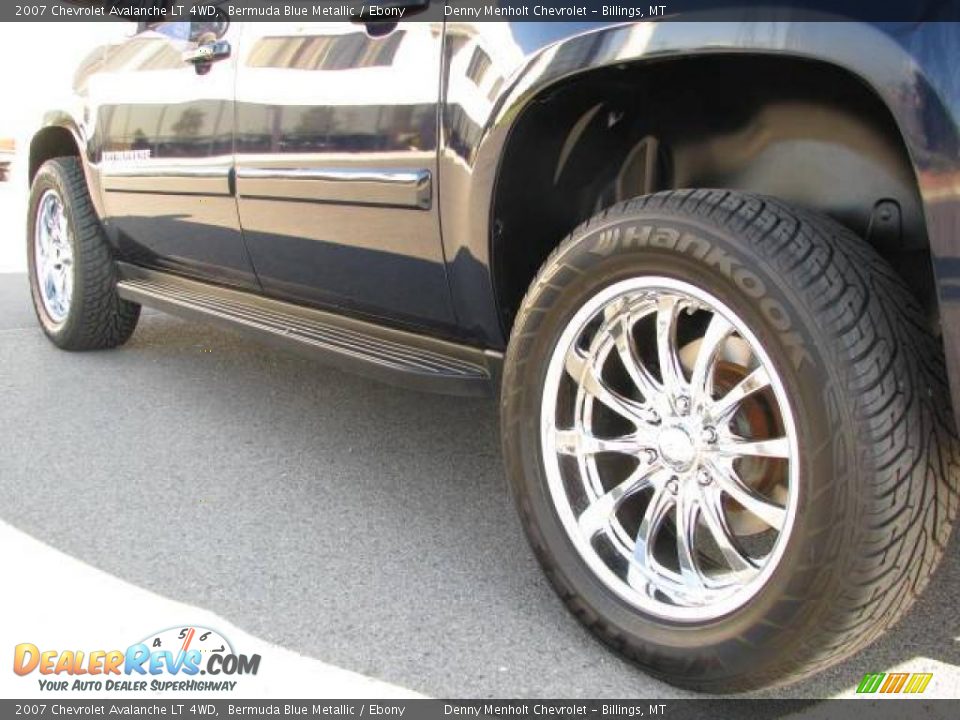 2007 Chevrolet Avalanche LT 4WD Bermuda Blue Metallic / Ebony Photo #6
