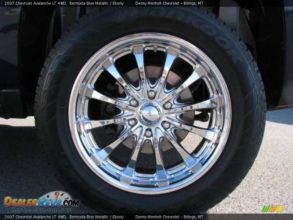 2007 Chevrolet Avalanche LT 4WD Bermuda Blue Metallic / Ebony Photo #8