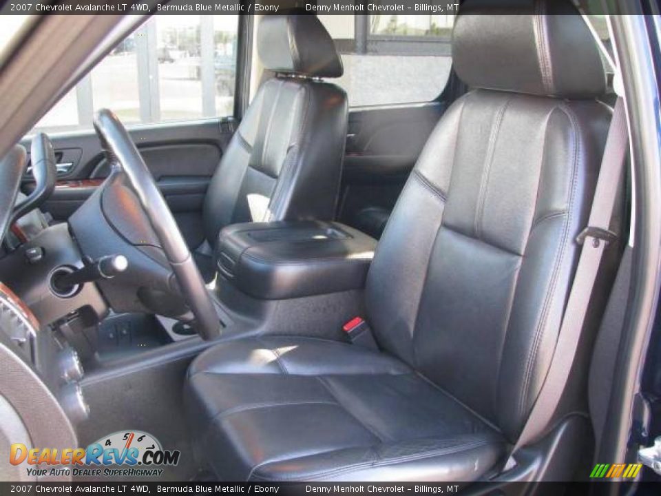 2007 Chevrolet Avalanche LT 4WD Bermuda Blue Metallic / Ebony Photo #10