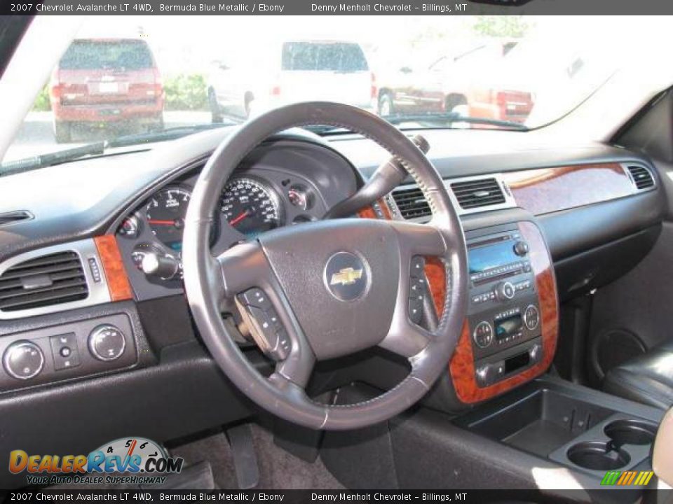 2007 Chevrolet Avalanche LT 4WD Bermuda Blue Metallic / Ebony Photo #11