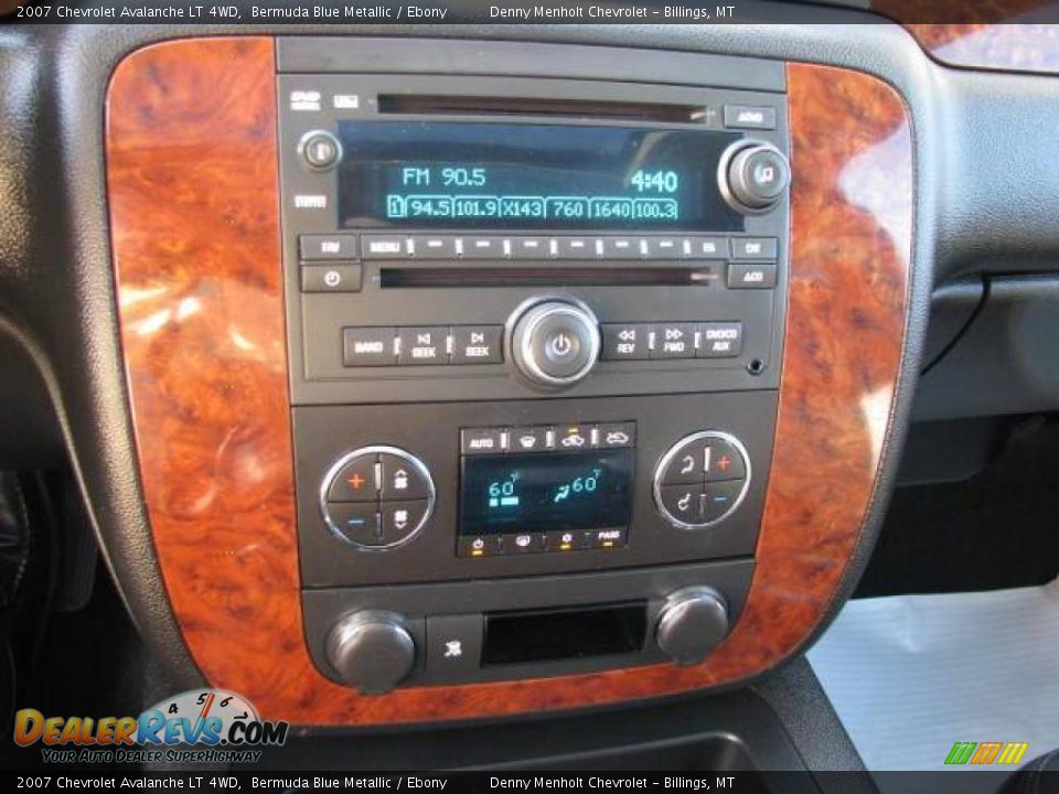 2007 Chevrolet Avalanche LT 4WD Bermuda Blue Metallic / Ebony Photo #12