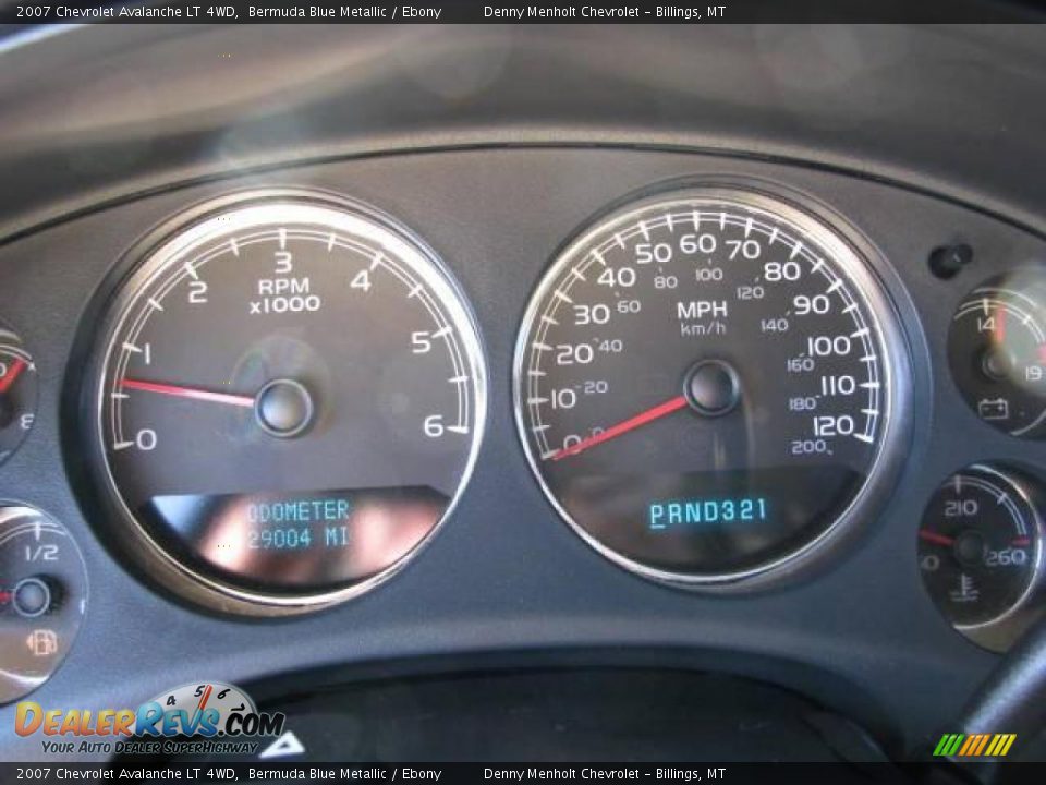 2007 Chevrolet Avalanche LT 4WD Bermuda Blue Metallic / Ebony Photo #13